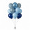 Blue Dynasty 15 Balloon Bouquet