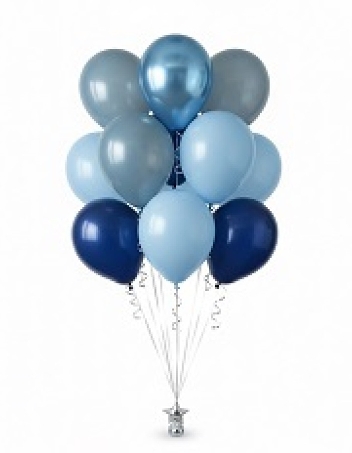 Blue Dynasty 15 Balloon Bouquet