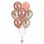 Rose Gold 10 Balloon Bouquet