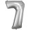 Silver Big Foil Number