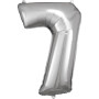 Silver Big Foil Number