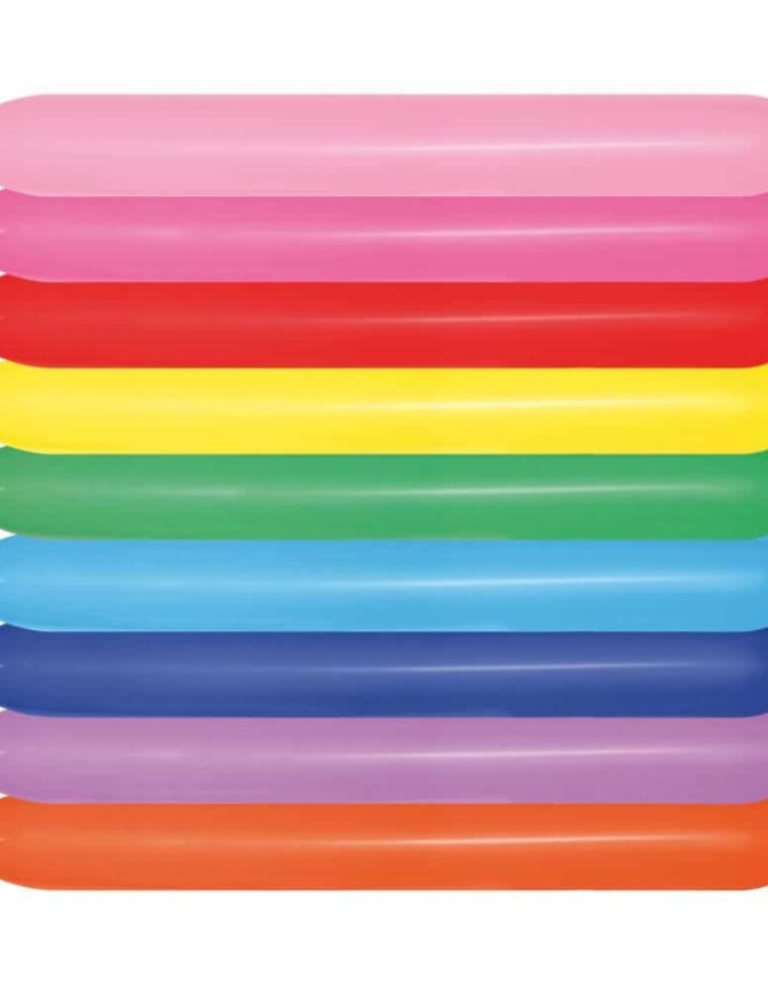 M260 Modelling Fashion Solid Assorted Long Balloons 100