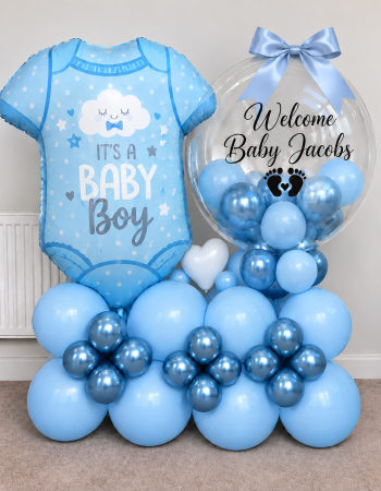 Welcome Baby Balloon Stack