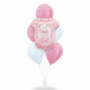 It's A Baby Girl 6 Balloon Bouquet