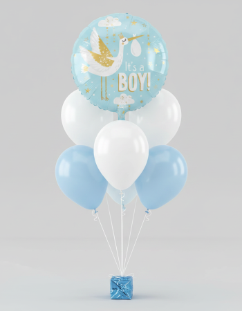 Special Delivery Baby Boy Balloon Bouquet