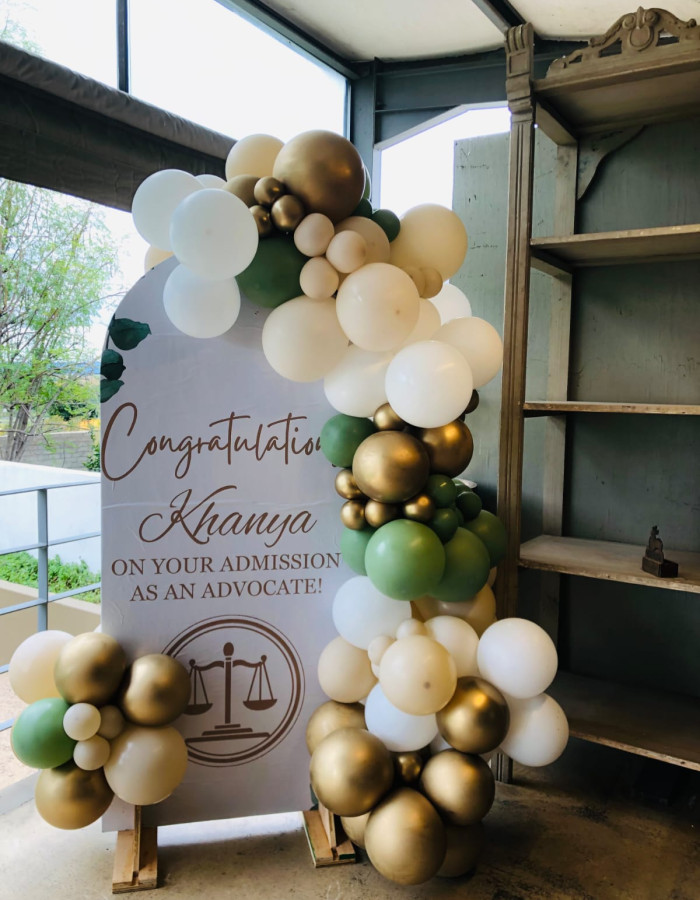 Single Backdrop Balloon Garland