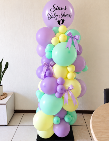 Baby Shower Balloon Column