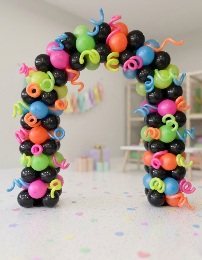 Neon Bright Crazy Arch 2x3m