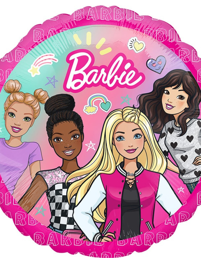 Barbie 7 Balloon Bouquet
