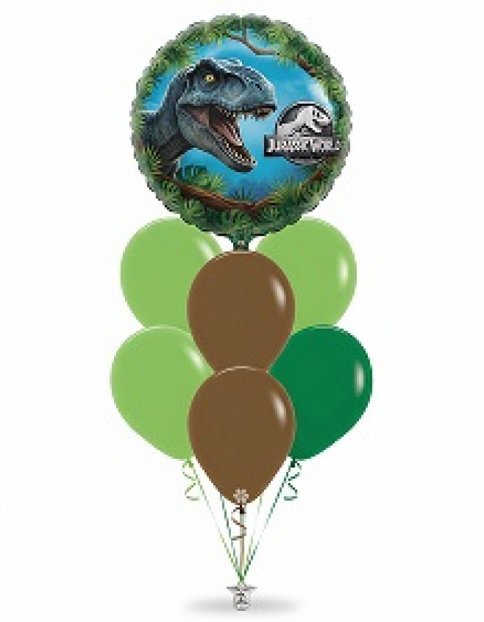 Jurassic World 7 Balloon Bouquet