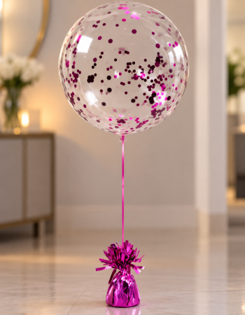 Confetti 24 Inch Bubble Balloon