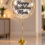Personalized Confetti 24 Inch Bubble Balloon