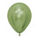 12 Inch Chrome Reflex Lime Green Helium Balloon