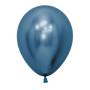 12 Inch Chrome Reflex Blue Helium Balloon