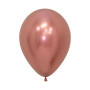 12 Inch Chrome Reflex Rose Gold Helium Balloon