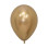 12 Inch Chrome Reflex Gold Helium Balloon
