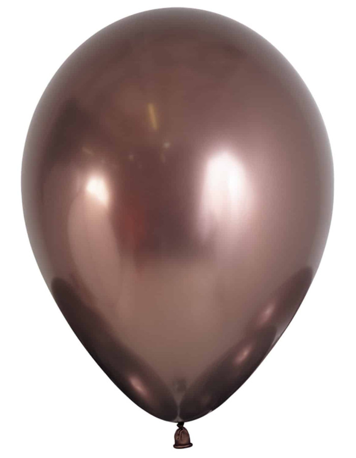 12 Inch Chrome Reflex Truffle Helium Balloon