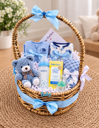 Baby Boy Essentials Basket