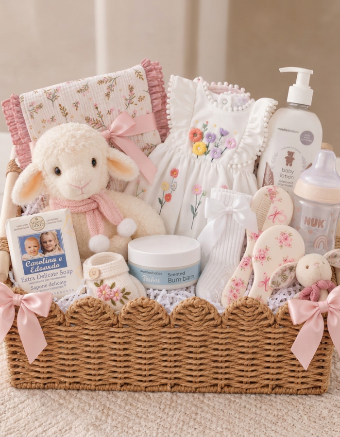 Baby in Bloom Luxury Gift Basket