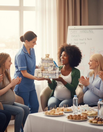 All-in-One Baby Essentials Nappy Cake