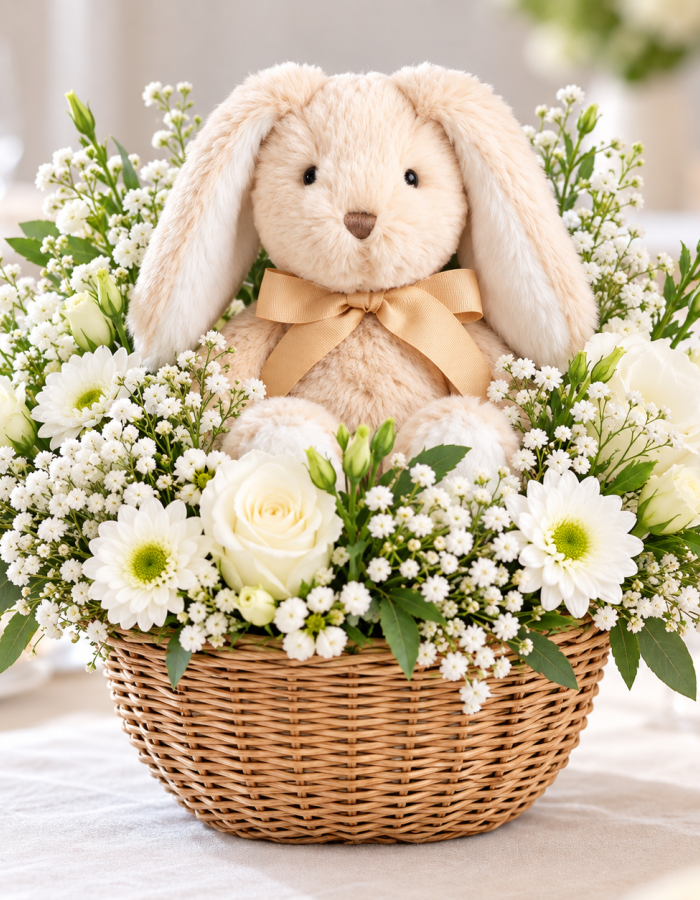 Sweet Meadow Bunny Centerpiece