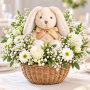 Sweet Meadow Bunny Centerpiece