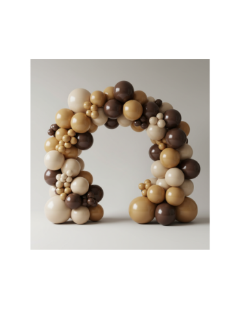 DIY We Can Bearly Wait Neutral Premium Organic Balloon Arch Kit 2 × 3m ( Please Note this excludes the frame)