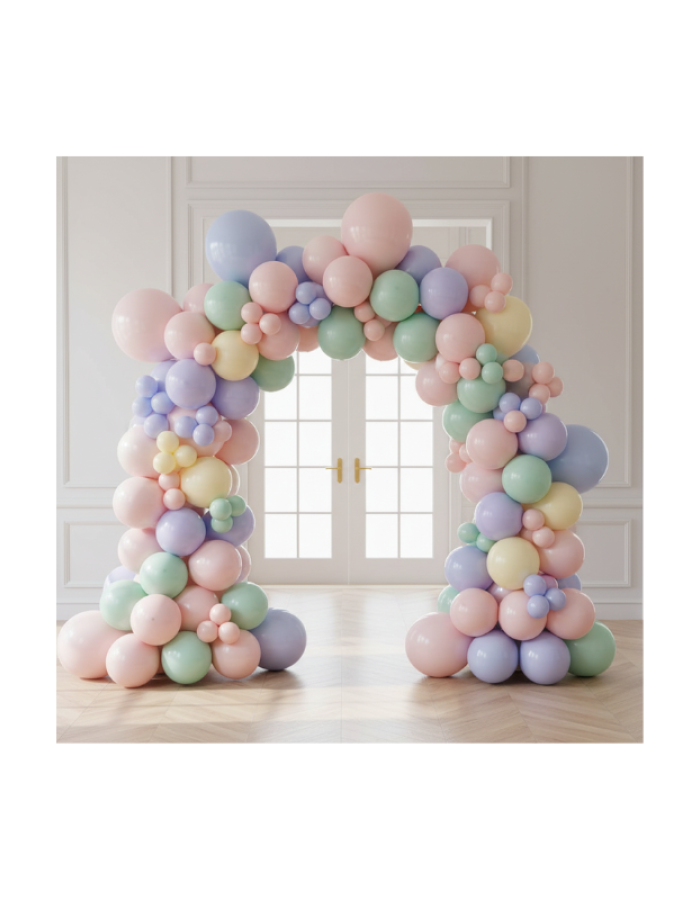 DIY Pastel Premium Organic Balloon Arch Kit 2 × 3m ( Please Note this excludes the frame)