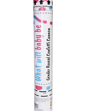 Gender Reveal Confetti Cannon (Blue)