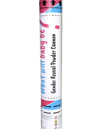Gender Reveal Confetti Cannon (Pink)