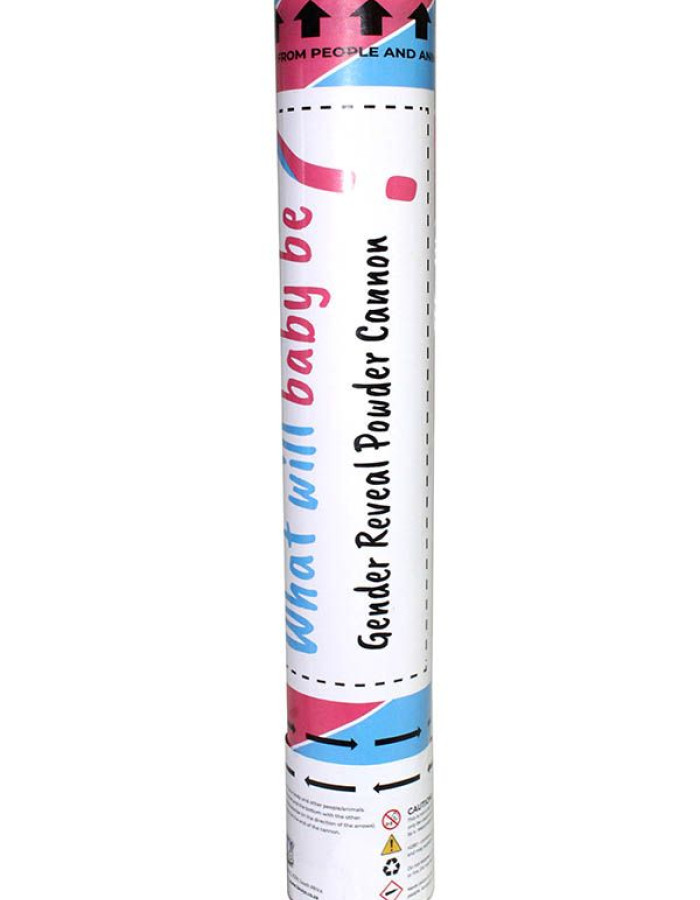 Gender Reveal Confetti Cannon (Pink)