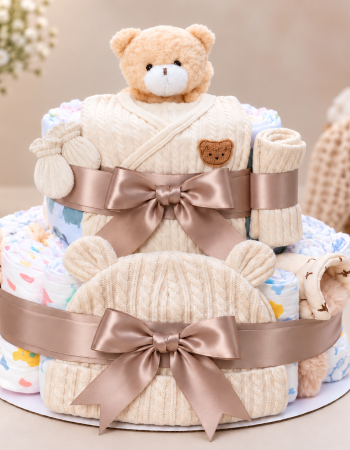 Cozy Pixie Nappy Cake