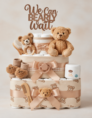We Can Bearly Wait Diaper Cake