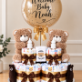 Teddy Twins Nappy Cake
