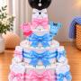 The Big Pop Reveal Nappy Cake