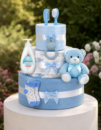 Prince Charming Nappy Cake