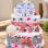 Dusty Rose 2 Tier Nappy Cake