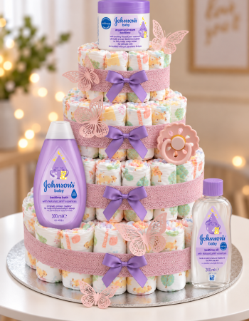 Butterfly Bedtime Bliss Nappy Cake