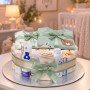 Sage & Oyster Nappy Cake