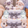 Twin Lambs Nappy Cake